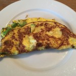 Cheese and Avocado Omellete