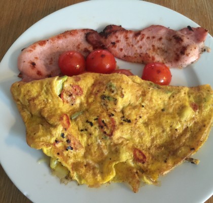 Mexican Omelette And Bacon